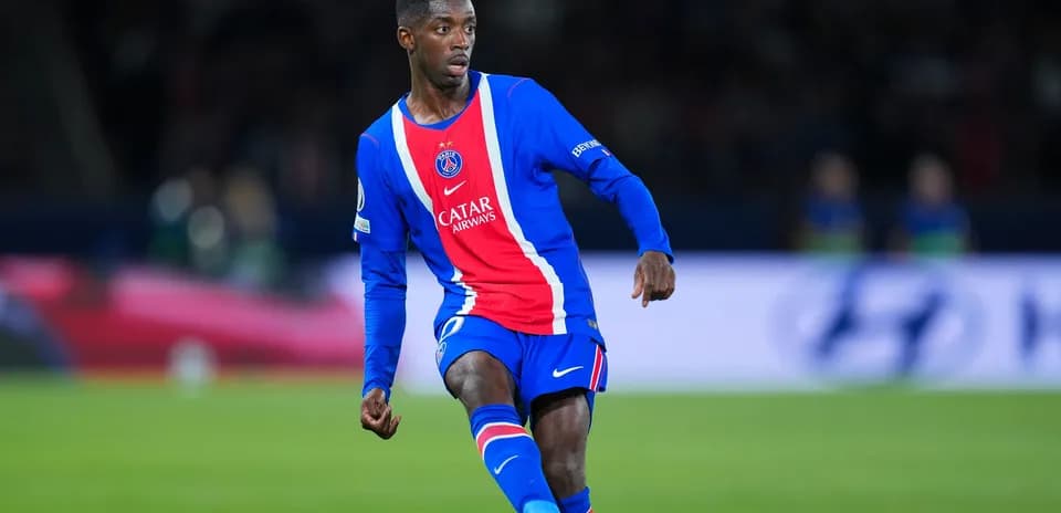 Jugador de PSG en acción durante el partido