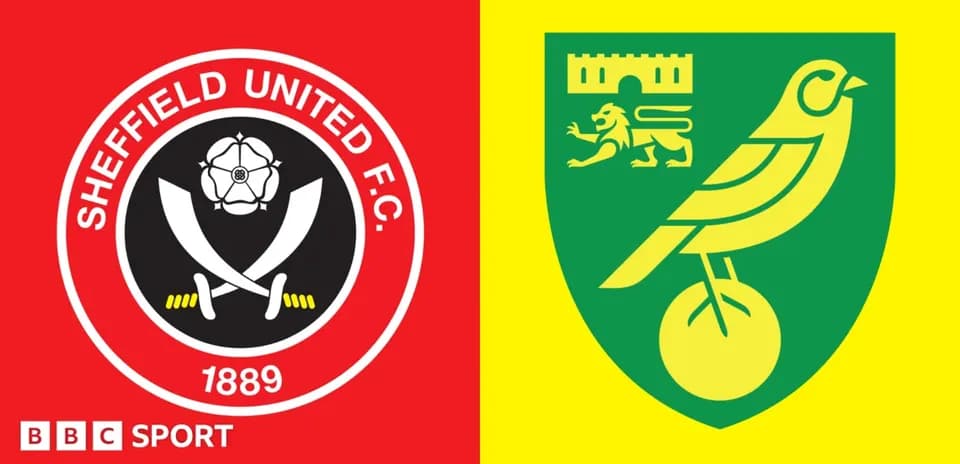 Logos de Sheffield United y Norwich City