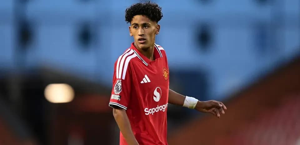 Jugador de Manchester United en acción durante partido