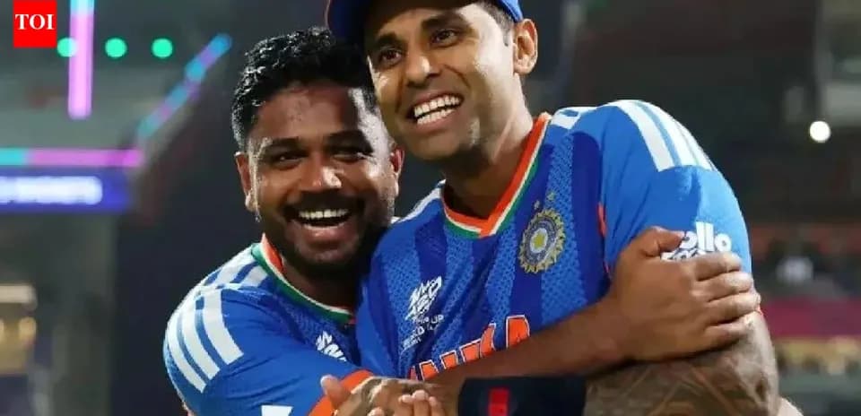 Jugadores de cricket celebrando en el campo