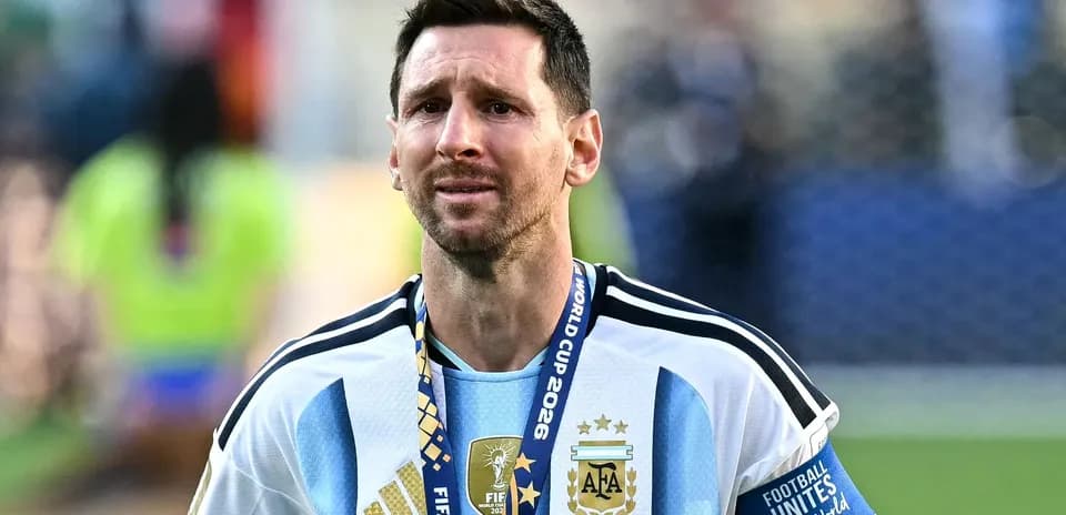 Lionel Messi con medalla tras el Mundial 2026