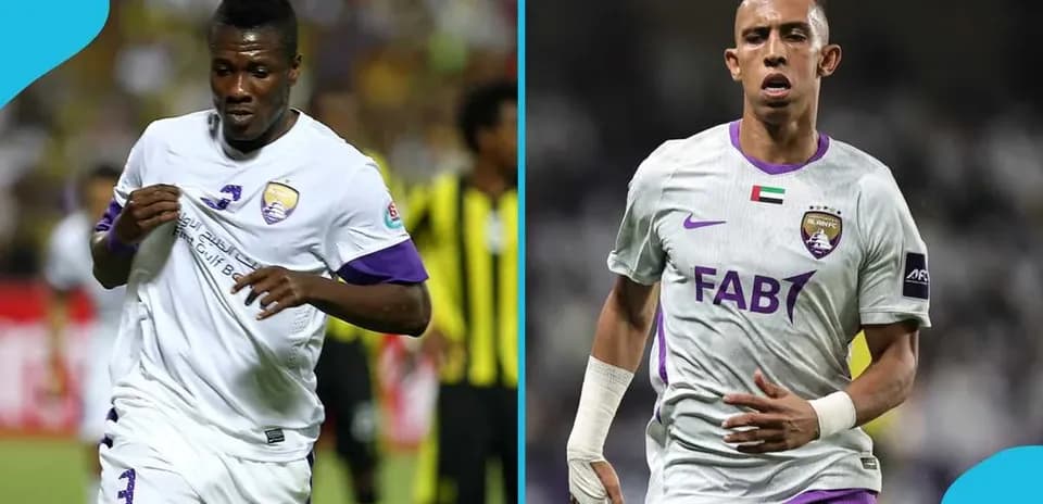 Dos jugadores de Al Ain FC durante un partido