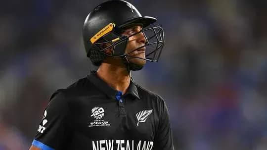 Jugador de Nueva Zelanda en partido de cricket