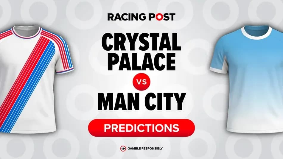 Camisetas de Crystal Palace y Manchester City para predicciones