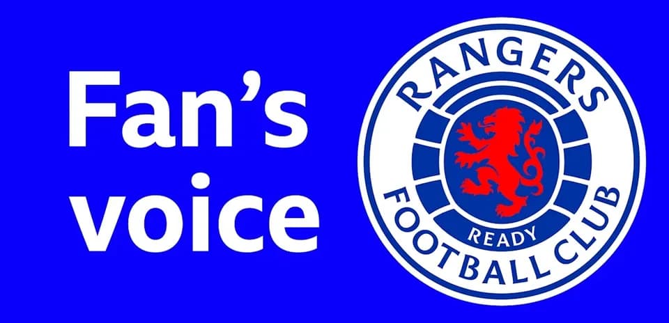 Logo de Rangers Football Club con texto de fan