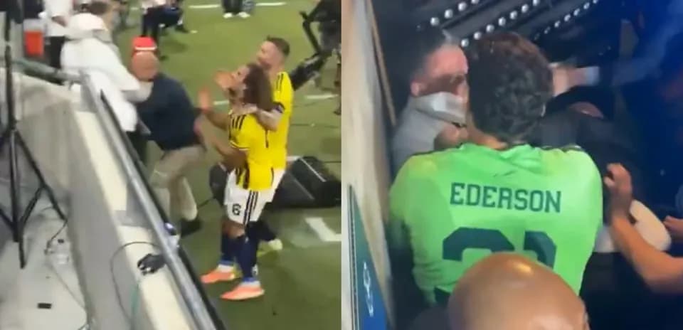 Jugadores y personal involucrados en un altercado