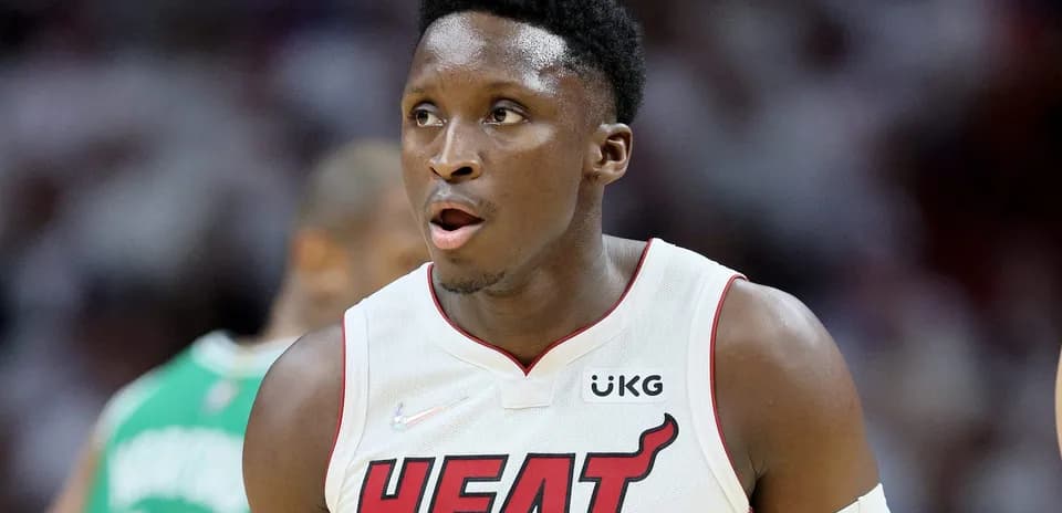 Jugador de Miami Heat en partido durante la temporada