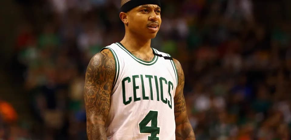 Jugador de los Celtics en acción durante un partido