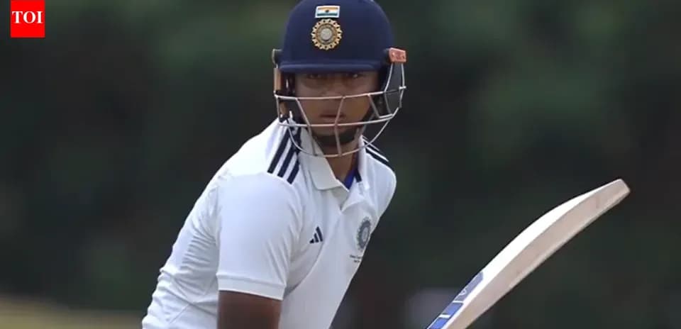 Jugador de cricket preparándose para batear