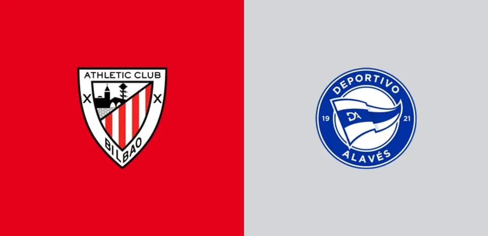 Logos de Athletic Club y Deportivo Alavés