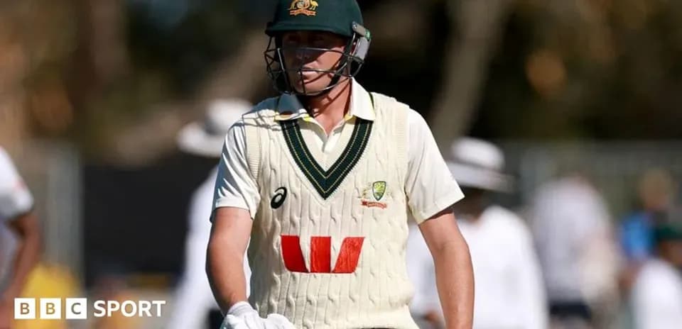Jugador de cricket australiano caminando hacia el campo