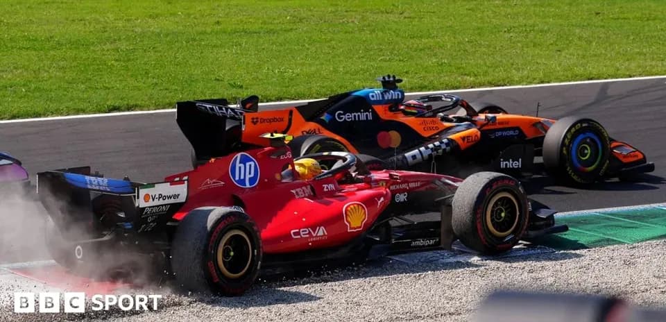 Ferrari y McLaren compitiendo en la pista