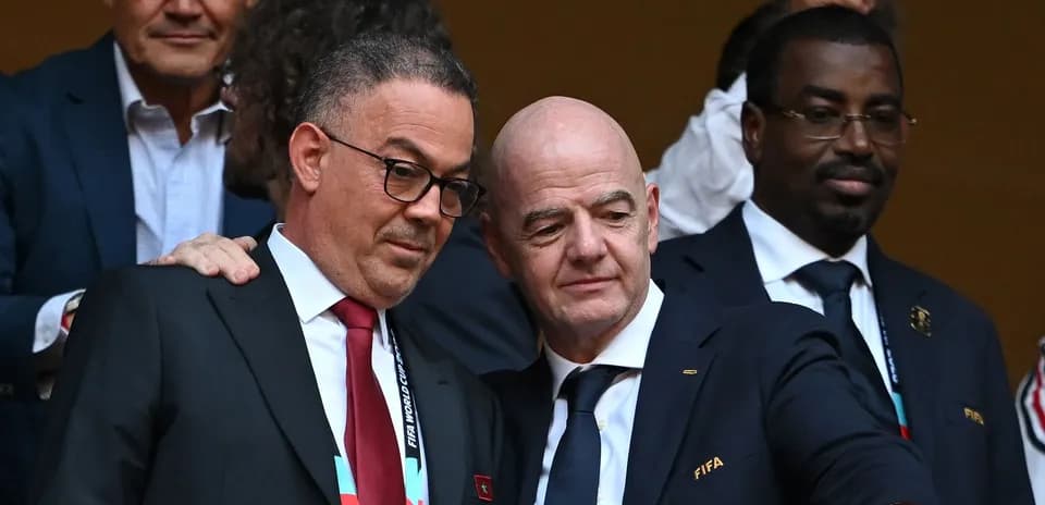 Dirigentes de FIFA en un evento deportivo