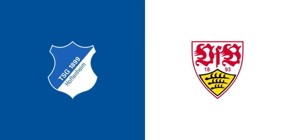 Logos de TSG Hoffenheim y VfB Stuttgart