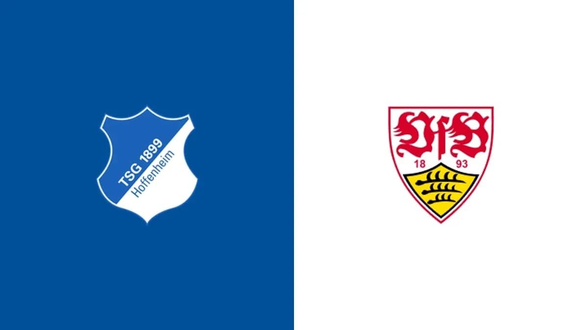 Logos de TSG Hoffenheim y VfB Stuttgart