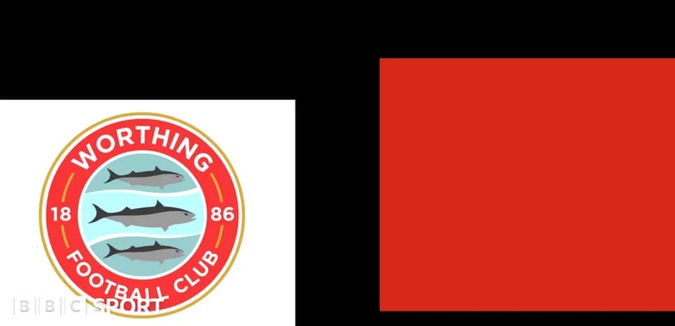Logo de Worthing Football Club en fondo blanco