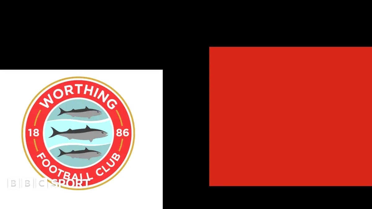 Logo de Worthing Football Club en fondo blanco
