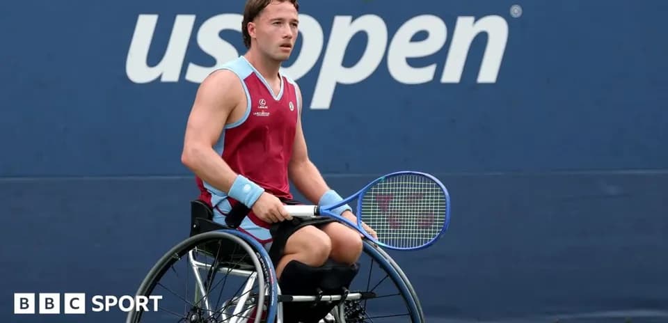 Jugador en silla de ruedas en el US Open