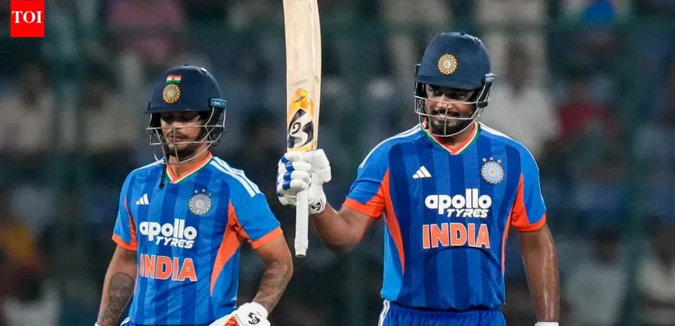 Jugadores de cricket de India celebrando en el campo