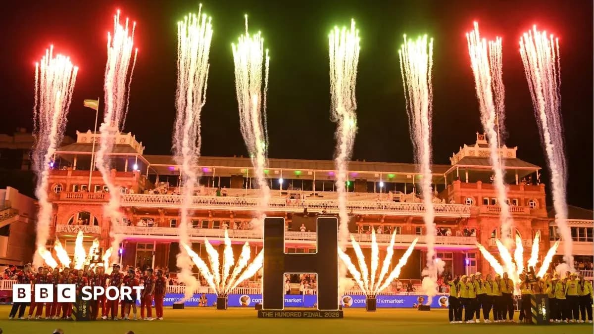 Celebration with fireworks at The Hundred final Celebration with fireworks at The Hundred final