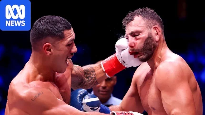 Boxeador recibiendo un golpe en la cara Boxeador recibiendo un golpe en la cara
