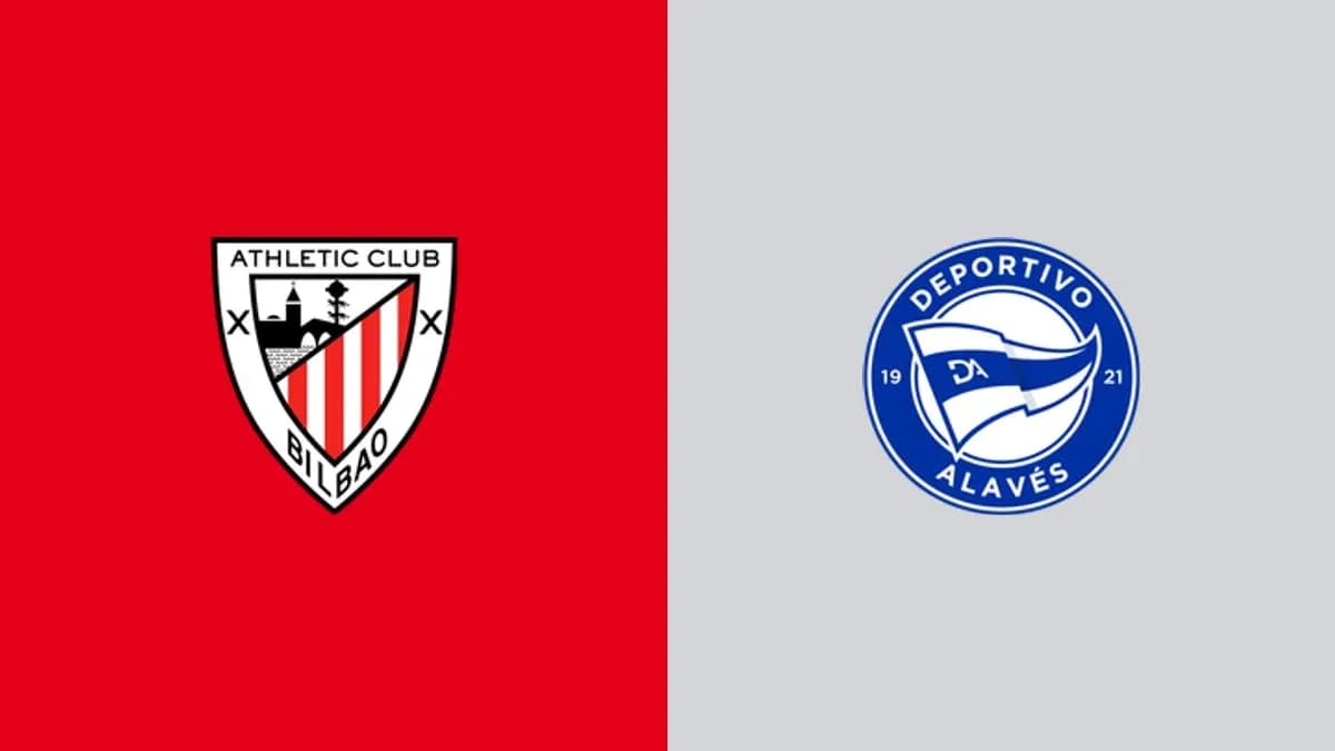 Logos de Athletic Club y Deportivo Alavés Logos de Athletic Club y Deportivo Alavés