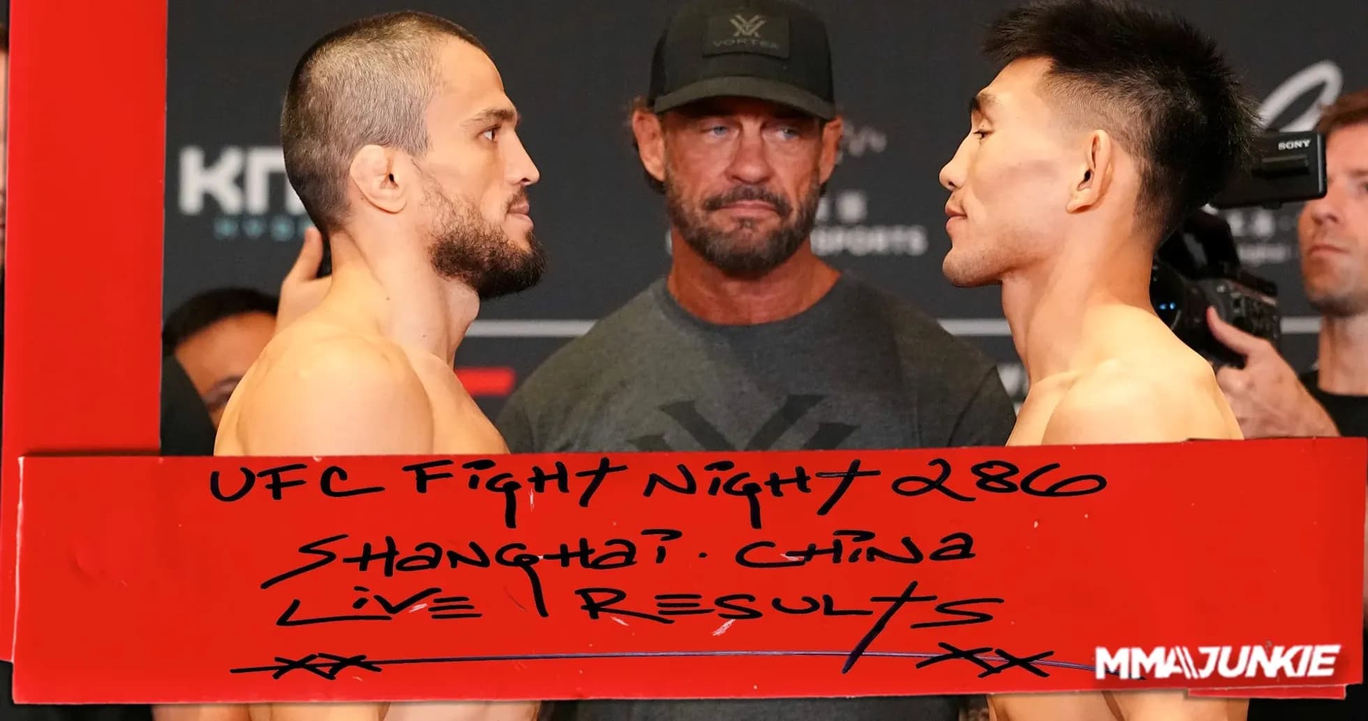 Luchadores pesando en UFC Fight Night 286 en Shanghái Luchadores pesando en UFC Fight Night 286 en Shanghái