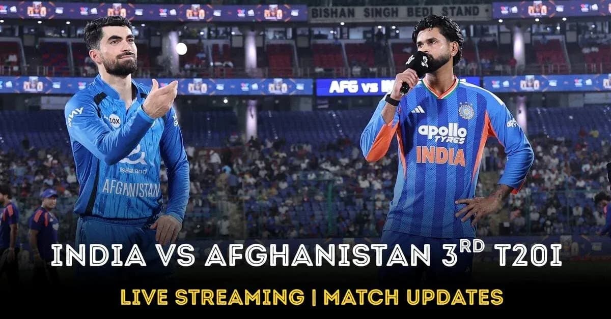 Jugadores de India y Afganistán en el 3er T20I Jugadores de India y Afganistán en el 3er T20I