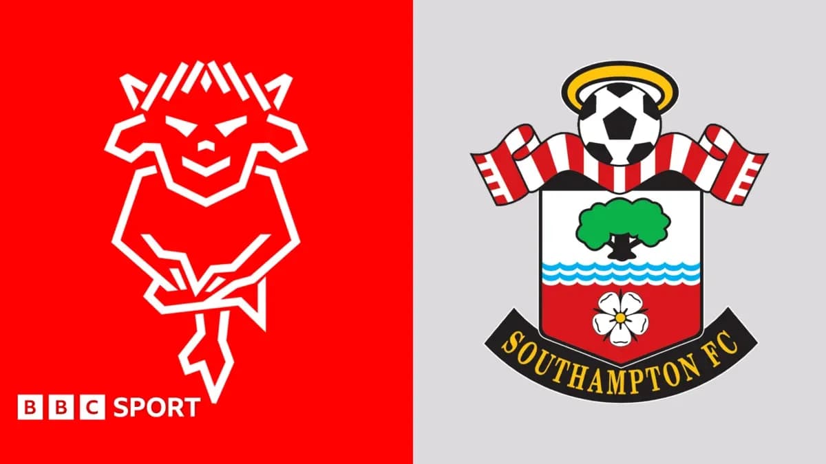 Logos de BBC Sport y Southampton FC Logos de BBC Sport y Southampton FC